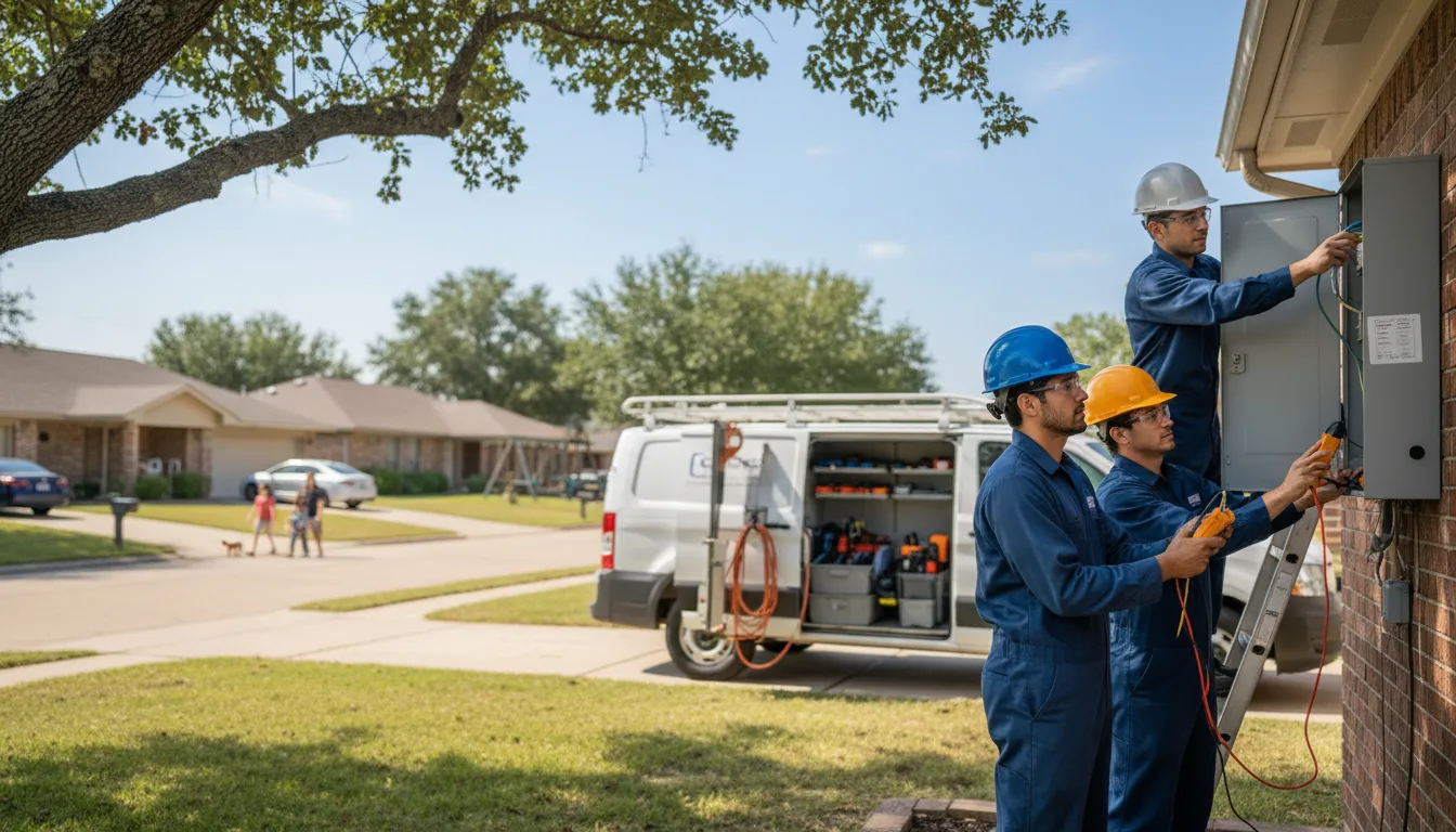 Certified electrician providing emergency electrical services in Geigertown, PA